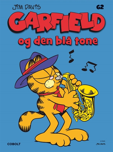 Garfield 62: Garfield og den blå tone forside