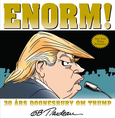 ENORM! 30 års Doonesbury om Trump forside
