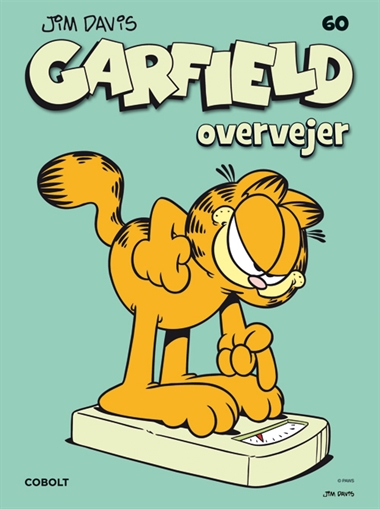 Garfield 60: Garfield overvejer - sort/hvidt album forside
