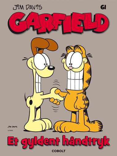 Garfield 61: Et gyldent håndtryk forside