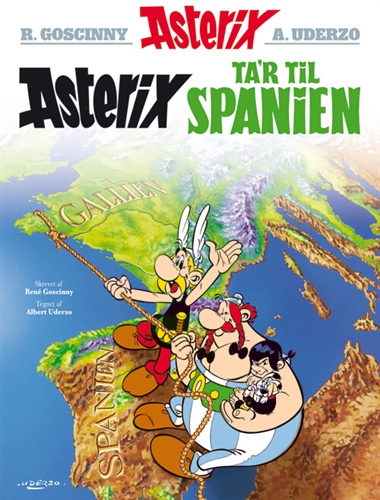Asterix 14: Asterix ta\'r til Spanien forside