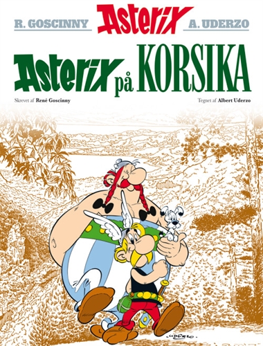 Asterix 20: Asterix på Korsika forside