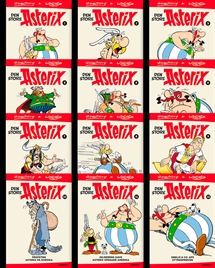 Den store Asterix 1-12 samlet forsider