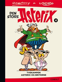 Den store Asterix 4: Tvekampen – Asterix og briterne forside