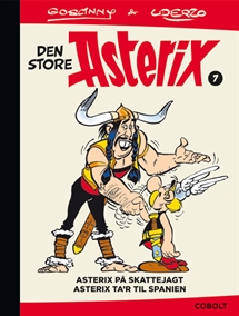 Den store Asterix 7: Asterix på skattejagt – Asterix ta’r til Spanien forside