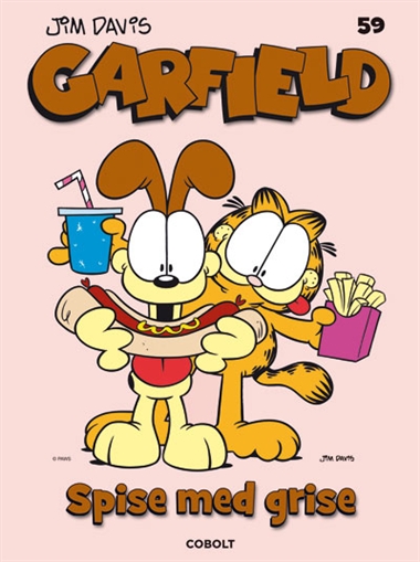 Garfield 59: Spise med grise - sort/hvidt album forside