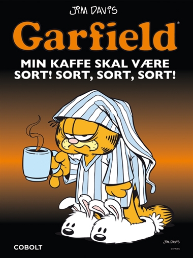 Garfield farvealbum 28: Min kaffe skal være sort! Sort, sort, sort! forside