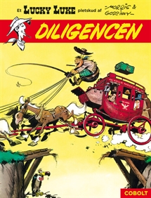 Diligencen – et Lucky Luke-pletskud af Morris & Goscinny: forside