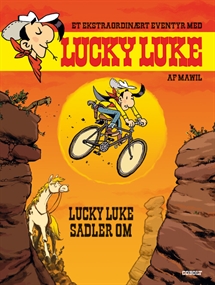Et ekstraordinært eventyr med Lucky Luke: Lucky Luke sadler om forside