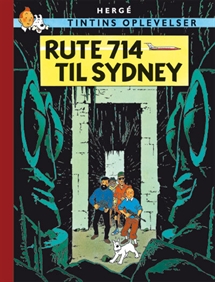 Tintin: Rute 714 til Sydney - retroudgave forside