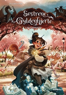 Søstrene Gyldenhjerte 7: Gulddragen forside