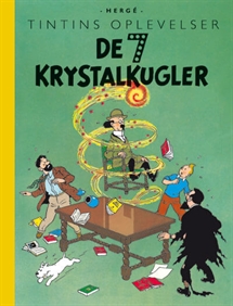 Tintin: De 7 krystalkugler - retroudgave forside