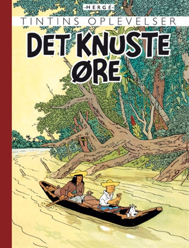 Tintin: Det knuste øre - retroudgave forside