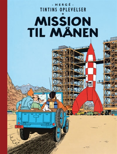Tintin: Mission til Månen - retroudgave forside