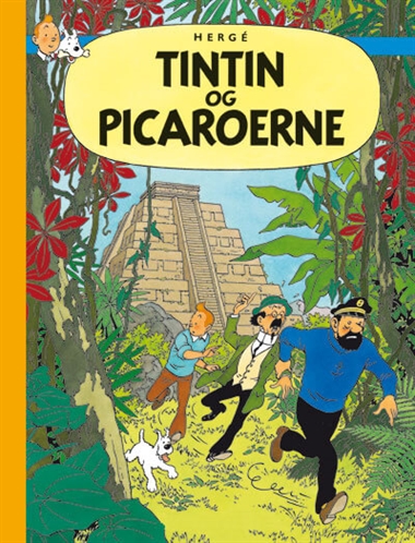 Tintin: Tintin og Picaroerne - retroudgave forside
