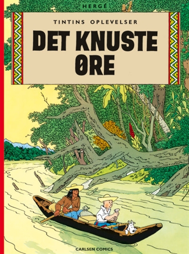Tintin: Det knuste øre 18 - softcover forside