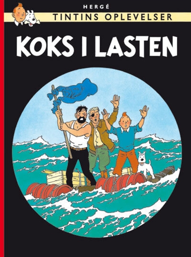 Tintin: Koks i lasten - softcover forside