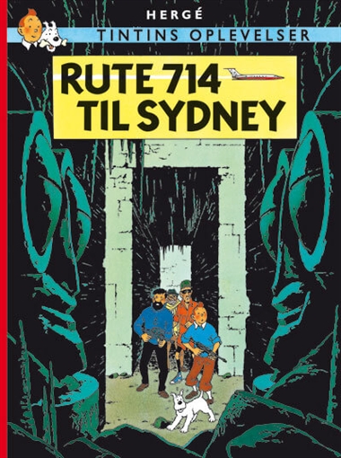 Tintin: Rute 714 til Sydney - softcover forside