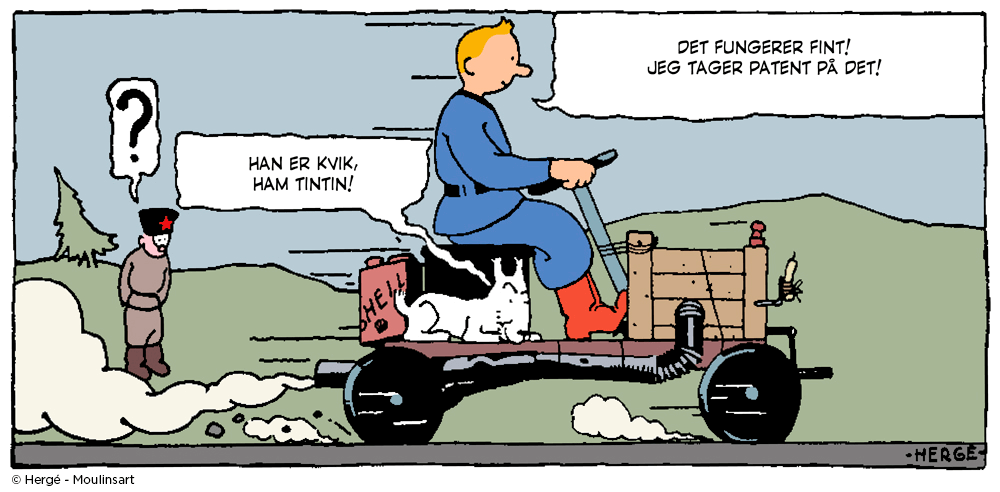 Tintin i Sovjetunionen i farver