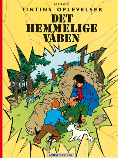 Tintin: Det hemmelige våben 10 - softcover forside