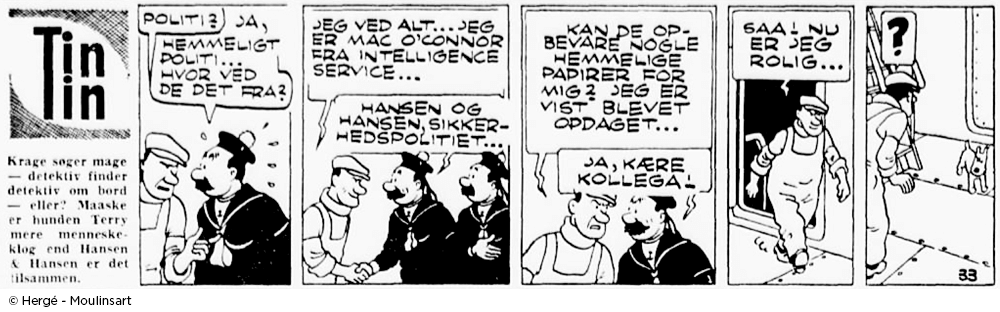 Tintin i Politiken 