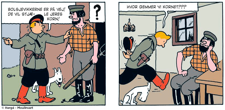 Tintin i Sovjetunionen side 78