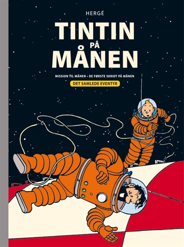 Tintin paa Maanen forside