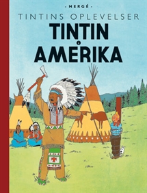 Tintin: Tintin i Amerika - retroudgave forside