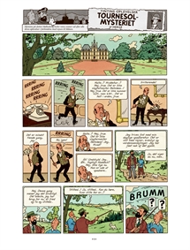 Tintin: Tournesolmysteriet - føljetonversionen fra 1954-1956 side 1