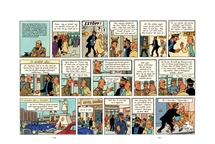 Tintin: Tournesolmysteriet - føljetonversionen fra 1954-1956 side 50-51