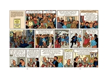 Tintin: Tournesolmysteriet - føljetonversionen fra 1954-1956 side 62-63